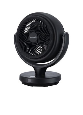 GoodHome GHODF20-BKDC Schwarz 8'' 24W Fernbedienung Tischventilator