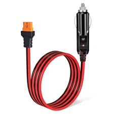 XT60i Car Charge Cable 12AWG 20Amp,12V 24V Cigarette Lighter Plug to XT60i Co...