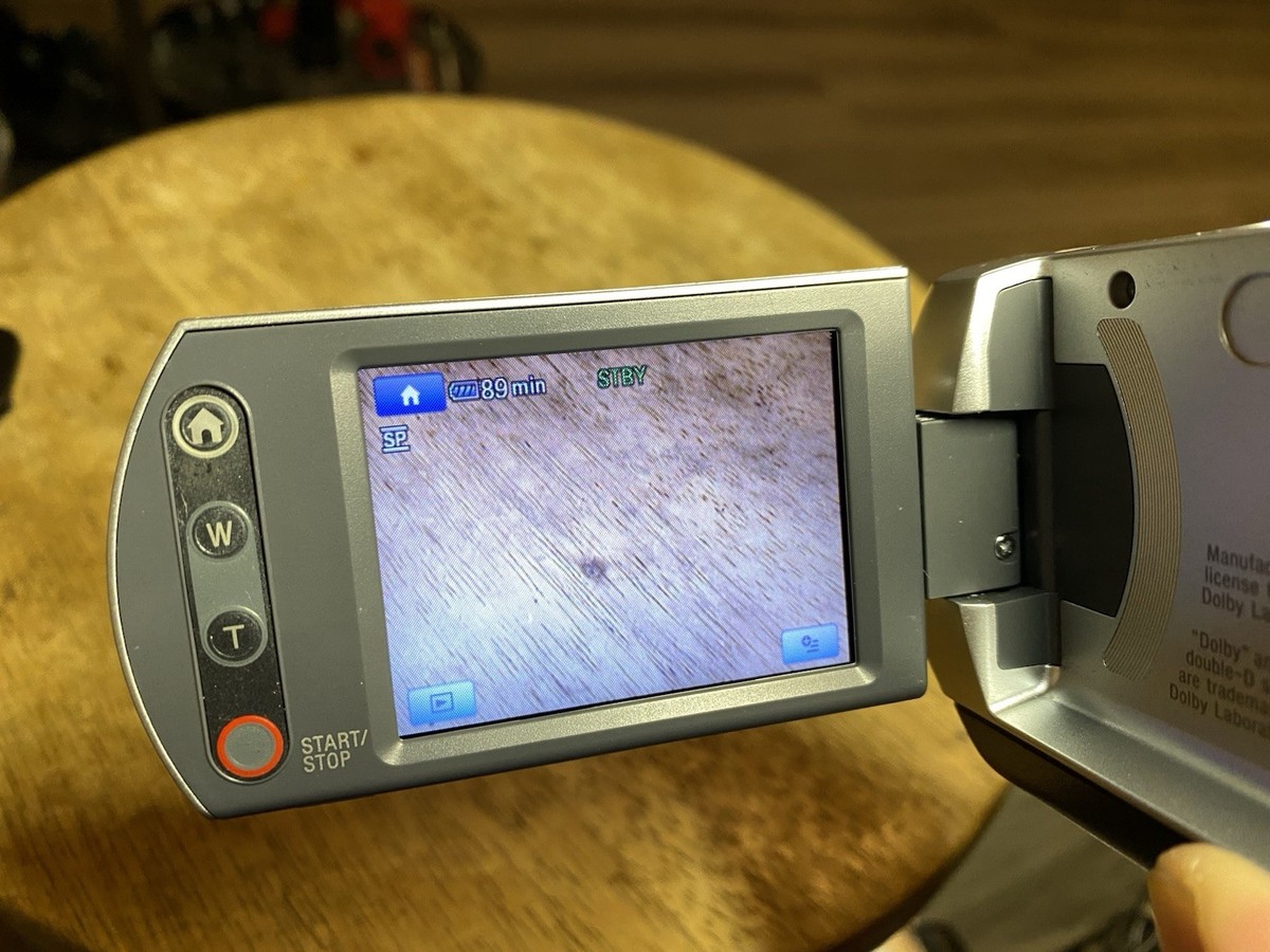 SONY Handycam DCR-SR42 Handheld 30GB HDD Camcorder Tested Working
