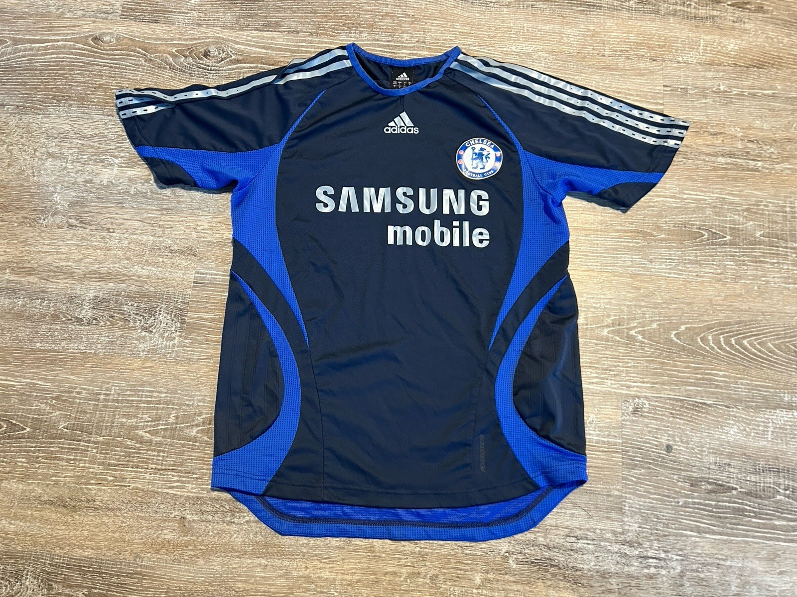 Vintage Chelsea Football Shirt Mens Medium Adidas 2006/08 Training Kit Jersey