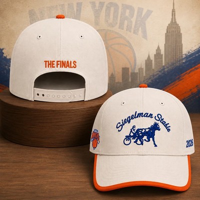2026 Knicks Siegelman Stable Vintage Basketball Embroidered Fan Snapback Cap