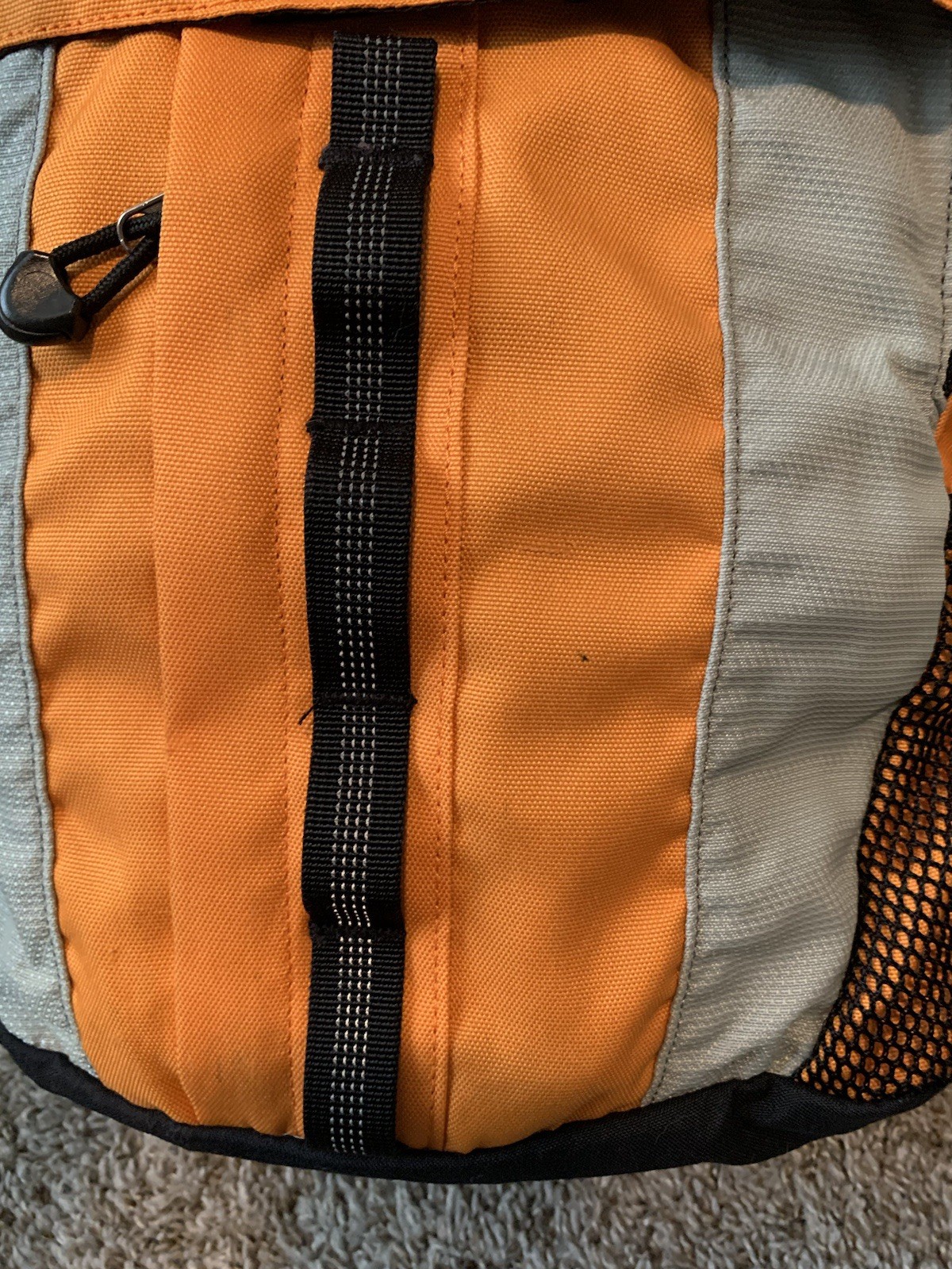 Eddie Bauer Orange Backpack Adjustable Multiple P… - image 7