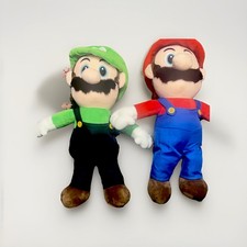 Super Mario Bros Mario Luigi Plush Stuffed Animal Medium Multicolor 15 inch