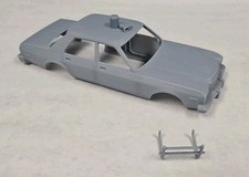 ABS-LIKE RESIN 3D PRINTED 1/25 1976 PLYMOUTH VOLARE SEDAN POLICE CRUISER BODY