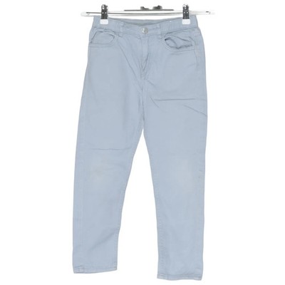 H&M, Chino, Größe: 128, RELAXED FIT ADJUSTABLE WAIST TAPERED LEG, Blau #skm