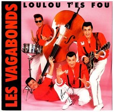 Rare SP Les Vagabonds Loulou Tes Fou Promo Fr...