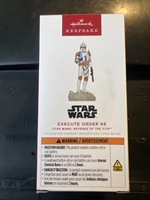 Hallmark Keepsake 2025 Execute Order 66 Ornament Star Wars Light and Sound