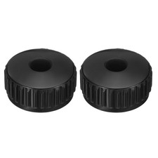 2Pcs Knurled Thumb Nuts M8 x 30mm Through Hole Clamping Nuts Round Knobs