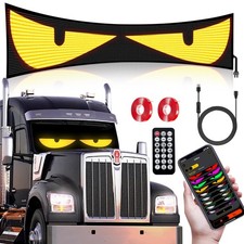 Raozbe 52.4X7.56 Devil Led Eyes For Truck Windshield Eyes Light For Windshield