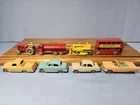 8-1950s Lesney Matchbox  Vehicles #4,5,8,11,30,36,39,50 Grey Wheels Ford Etc