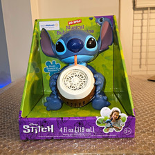 Disney Stitch No-Spill Musical Bubble Machine   New Factory Sealed, Walmart Excl