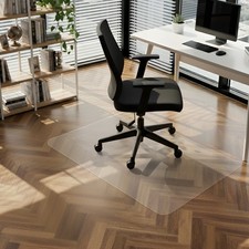 30x48 Office Chair Mat for Hard Floors, Foldable Frosted Mat with Anti-Slip Back