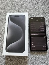 iPhone 15 Pro 256 GB Black Titanium / Schwarz