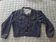 RARE Vtg 60s/70s Mens MADEWELL Denim Jacket USA Made Workwear New Bedford Mass L