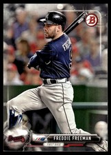Freddie Freeman 2017 Bowman #44 Atlanta Braves FREE SHIPPING AutographDen