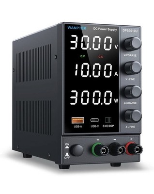 DPS3010U 0~30V 0~10A Adjustable DC Power Supply Lab Variable Bench Power Switch