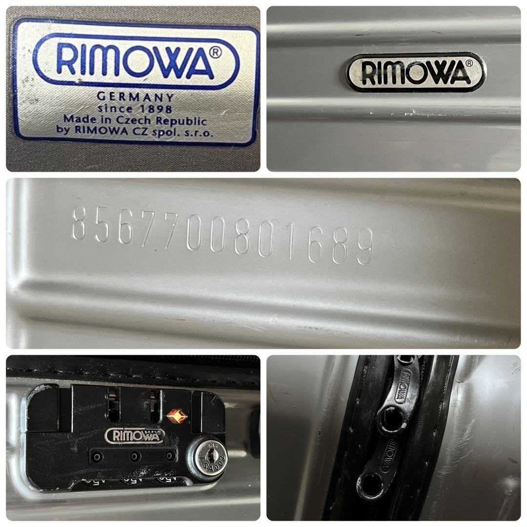 Rimowa Salsa 104L silver 2 wheels Carry Case Suitcase USED | eBay