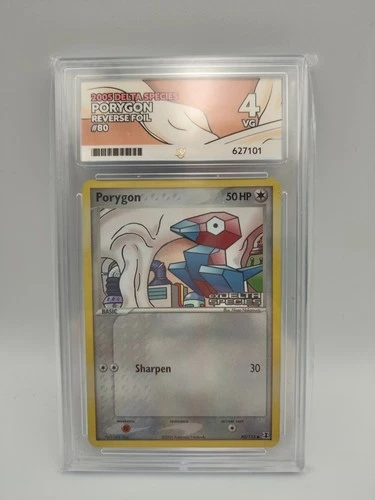 Ace Grading 4 Porygon EX Delta Species 80/113 Reverse Foil Pokemon Card FREEPOST