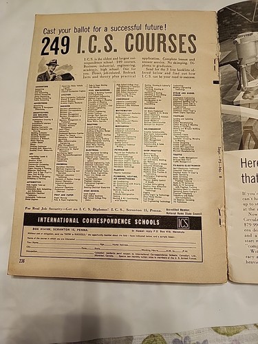 Vintage Popular Science Magazine - Sept 1962 - Life on Mars • Falcon Convertible - Picture 6 of 6