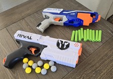 Nerf Rival XVIII-500 Apollo Nerf Disruptor Blaster Lot w/ Balls Darts