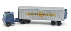 Matchbox 9 Cooper Jarret Double Freighter Trailer w/ Tractor Major Pack Lesney