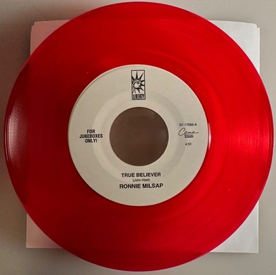 Ronnie Milsap / These Foolish Things (Remind Me Of You) / Red Vinyl 45 / Mint