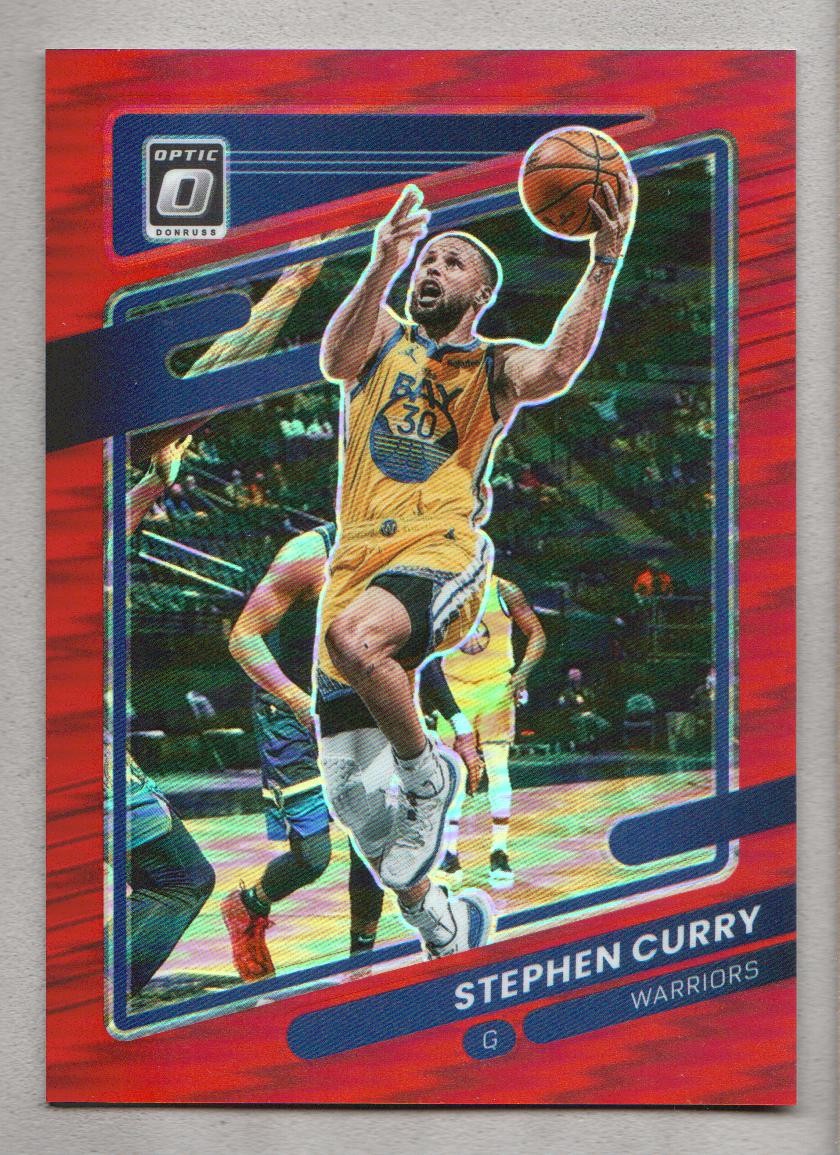 2021-22 Donruss Optic Basketball Red #128 Stephen Curry /99