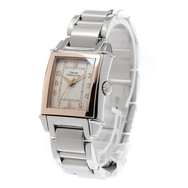 Girard Perregaux — Girard-Perregaux 2590 23mm SS Silver Dial Hand-Winding Watch #C15216
