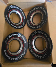 Jdm Super Advan Racing Sa3r Super Advan Center Caps With Lock Nuts. No Wheels
