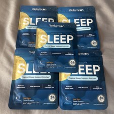 Wellamoon Sleep Support Patches 28 Patches Per NEW SEALED-Exp 9/17/26 Lot Of 5