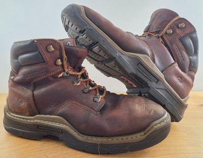 Wolverine Distressed W210057  Soft Toe Raider Durashocks Leather Work Boot 11EW