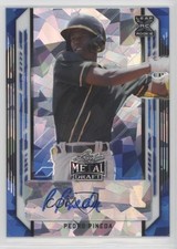2021 Leaf Metal Draft Blue Crystals 2/15 Pedro Pineda #BA-PP1 Auto 2a9