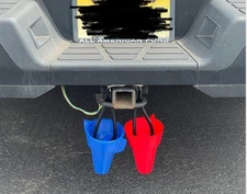 Truck Nuts! 3D printed truck wire nuts. Funny hanging trailer hitch accessory.