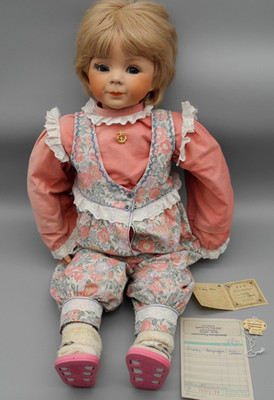 Dianna Effner Künstlerpuppe LOVEY Sammler Sammlerpuppe 66 cm groß mit Certifikat