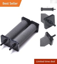 5.3 Inch Air Stone Cylinder Bubbler - 2 Pack for Healthy Aquariums  Hydroponics