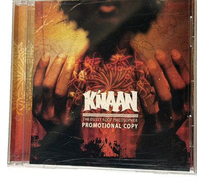 K'NAAN ''The Dusty Foot Philosopher'' PROMO ADVANCE CD NM/MINT Free Shipping!
