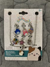 Original Squishmallows Mix and Match Charm Necklace w/ 7 Charms - NEW 