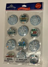 Northpole Christmas Puffy Stickers - Hallmark - New In Package
