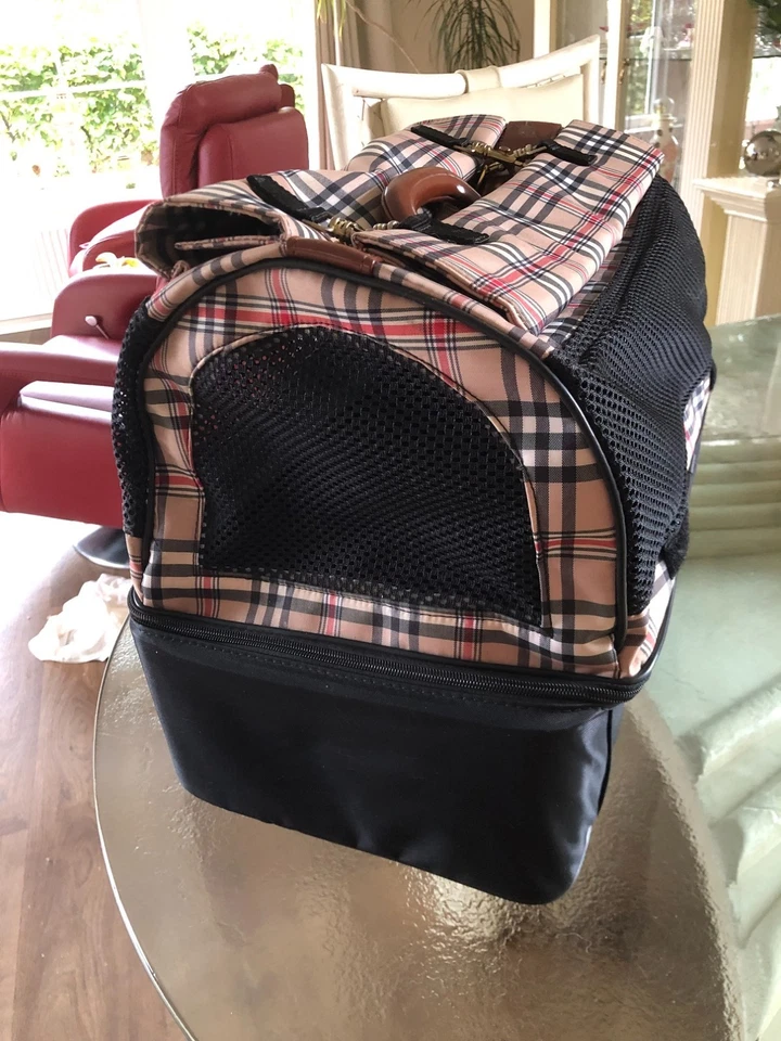 Luxus Transporttasche Länge 44cm Höhe 32cm Breite 25cm z.B. Top für Chihuahua - Bild 2 von 4