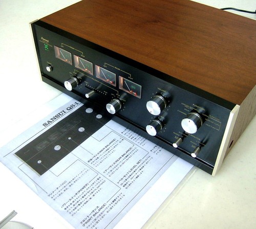SANSUI QS-1 4-Channel Quadraphonic Synthesizer Decoder Japan Serviced