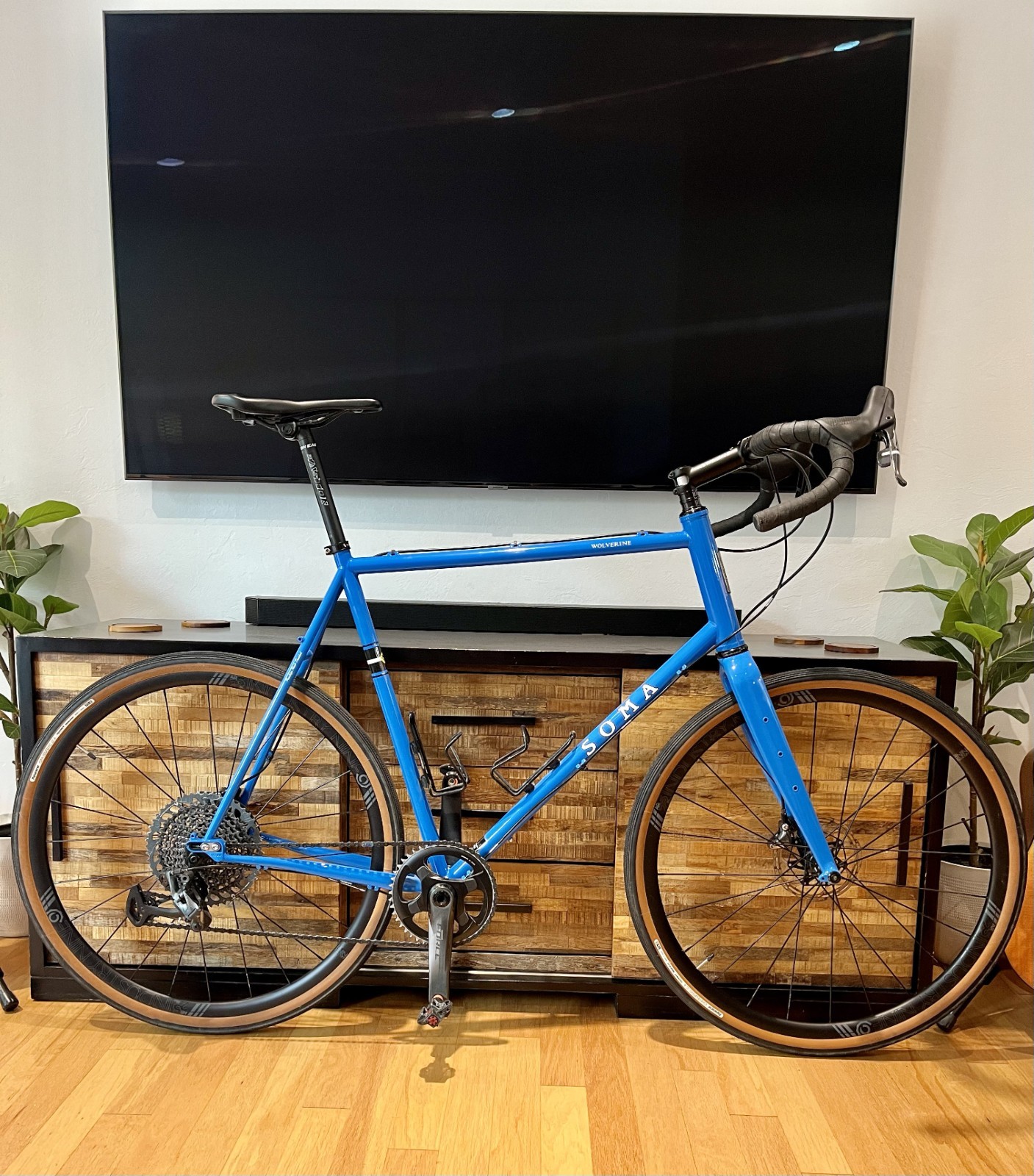 Big Tall Men's Road Gravel Touring Bike 66cm Soma Wolverine Custom Build!!!