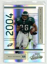 2004 Football Brian Westbrook #107 /1150