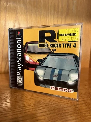 R4: Ridge Racer Type 4 (Namco, PlayStation 1, 1998) Bonus Turbo Mode Disc
