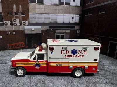 Code 3 1/64 FDNY Ford Ambulance (Loose)