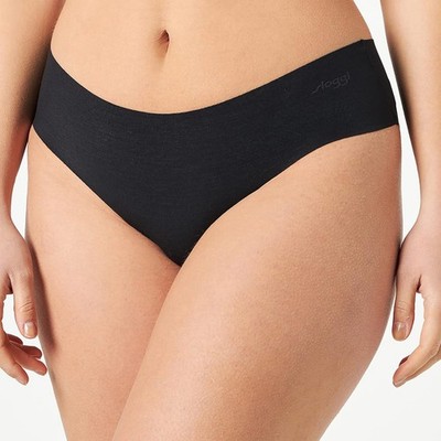 2er Pack Sloggi Zero Microfibre H Hipster Damen Slip Gr. XS Schwarz