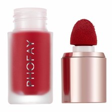 PHOFAY Mousse Liquid Blush   Lightweight, Long-Lasting, Creamy Cheek Tint for Na