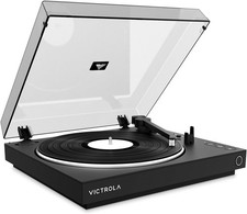 Victrola Automatic Turntable: Bluetooth Belt Driven with RCA Connection