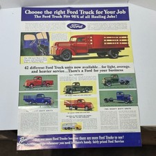 1946 Ford Truck Full-line Sales Folder Brochure Replica 1946 Ford Truck Full-line Sales Folder Brochure Replica
