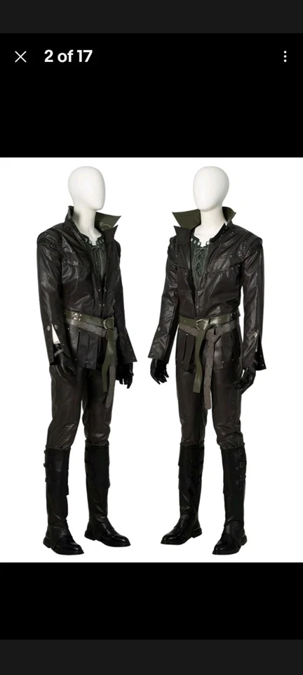 最终幻想 XVI CIDOLFUS TELAMON Cosplay 服装男式万圣节制服 M 码 — 第 2/4 张图片