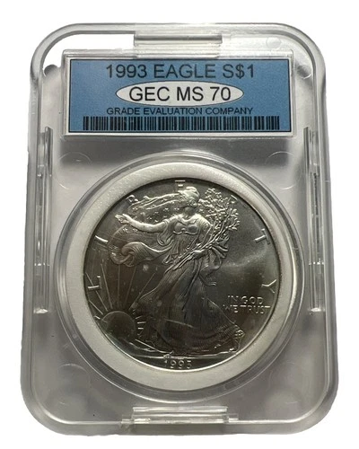 1993 Silver Eagle gem Brilliant uncirculated